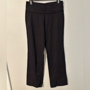 Lululemon Black Straight Leg Yoga Pants